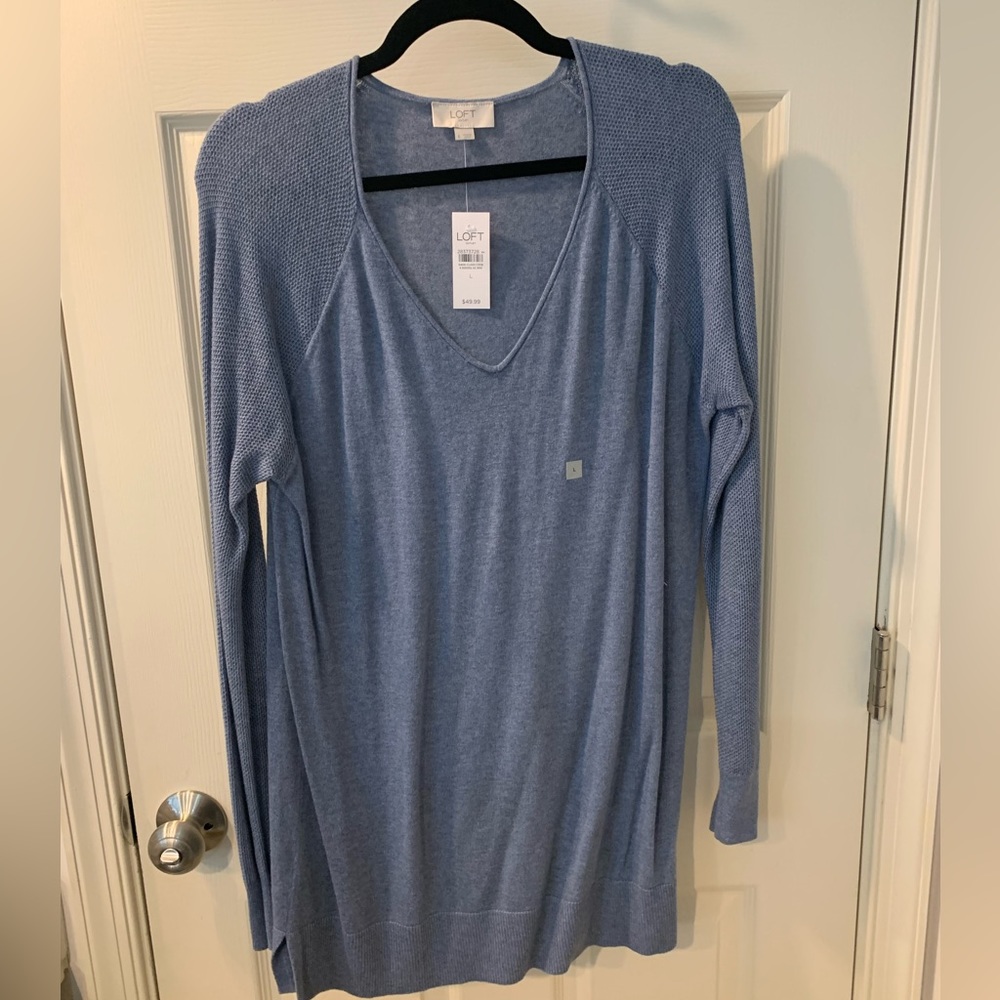 Loft tunic sweater NWT size L